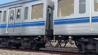 西武6000系6106編成　準急　小手指行き発車シーン。