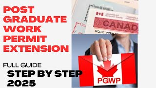 How to Apply PGWP Extension | Passport Expiry | 2025 | Step by Step #canadavisa #canadaimmigration