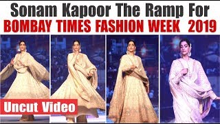 “Sonam Kapoor” Walk The Ramp For Abu Jani & Sandeep Khosla | Bombay Times Fashion Week