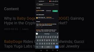How to buy babydoge coin