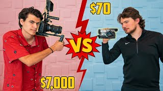 $70 VS $7,000 CAMERA MUSIC VIDEO CHALLENGE