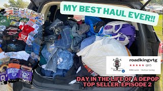 Depop Top Seller: Day In The Life Episode 2, Finding Vintage Clothing At The Flea Market!