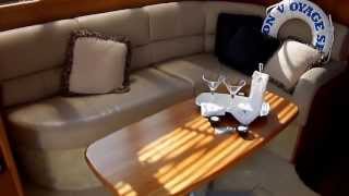 38 Silverton Convertible Yacht Interior Walk Thru Video by South Mountain Yachts (949) 842-2344