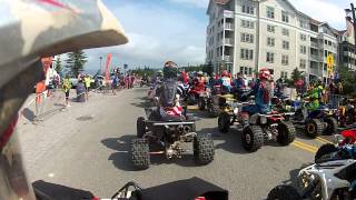 Snowshoe GNCC 2015 Quad C Start    Zeke Bound part 1 of 4