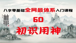 60 初识用神 陈林甲|八字入门】零基础体系化课程 第60课：认识用神！什么是用神？用神的变化。自学八字