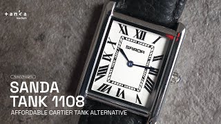 AFFORDABLE CARTIER TANK ALTERNATIVE! Sanda Tank 1108 | Tanka's Thoughts