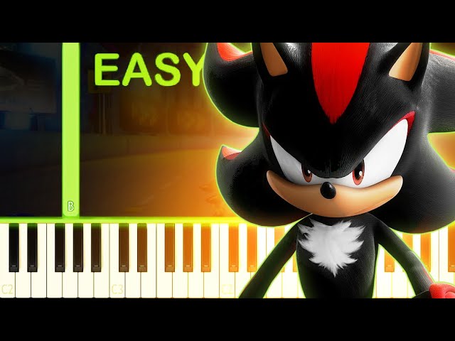 The Chosen One Shadow The Hedgehog Easy Piano Tutorial Videos For