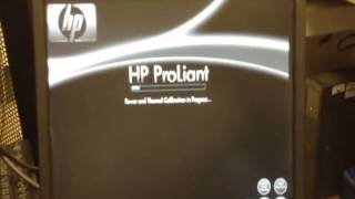 Set up HP Proliant DL380 G7 server from the beginning