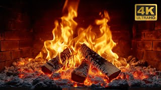 🔥 24/7 LIVE Fireplace – Crackling Fire Sounds \u0026 Burning Logs in 4K (No Music)