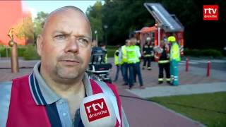 Grote rampoefening bij Plopsaland in Coevorden