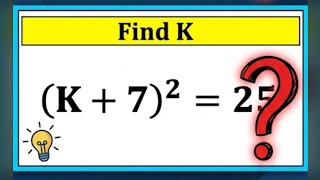 Nice Algebra Math Simplification Trick | Find the Value of K Fast ⚡| Algebra