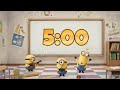 5 Minute Minion Timer  | Fun & Happy Classroom Timer ⏱️🟡