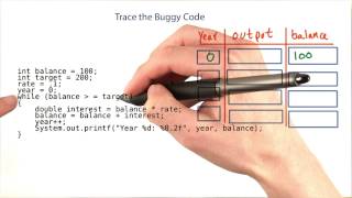 Trace The Buggy Code - Intro to Java Programming