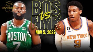 Boston Celtics v New York Knicks Full Game Highlights | Nov 5, 2022 | FreeDawkins