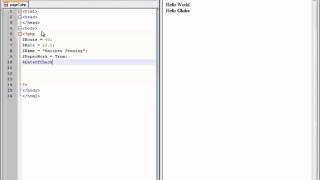 PHP Lesson 7 - Variables and Data Types