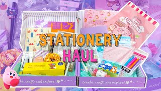 Unboxing Two Japanese Stationery Packages! HALLOWEEN, KIRBY, KUROMI, STICKERS + MORE | Inku Crate
