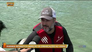 Marinha intensifica inspeção de embarcações no verão em Florianópolis