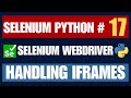 Selenium Python #17 | Working with iFrames