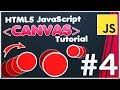 HTML5 Canvas JavaScript Tutorial | Moving objects animation + Collision detection [#4]