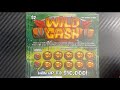 🤞Last Tickets of the Pack! Wild Cash $2 Tickets NJ Lottery🤞