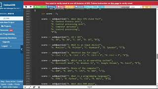 Part 2 | Java Final Project in OnlineGDB