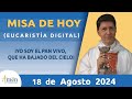 Misa de Hoy Domingo 18 de Agosto 2024 l  Padre Carlos Yepes | Eucaristía Digital