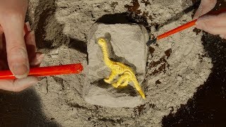 ASMR 1+ Hour Dinosaur Excavation For Relaxation | (4K)