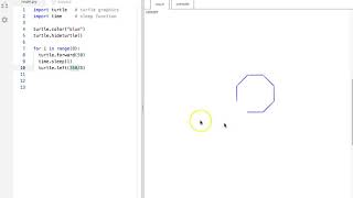 Python For Loop Polygon Demo 1