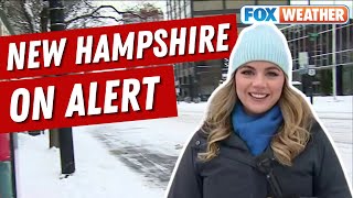 New Hampshire Under Winter Storm Warning As Nor'easter Arrives In New England