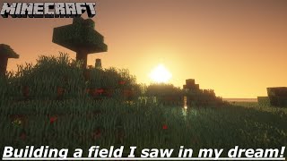 Minecraft: A field I saw in my dream