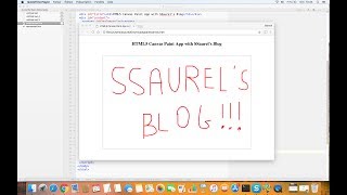 Develop a Canvas Paint Application with HTML 5