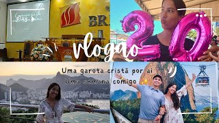 VLOGÃO- uma garota cristã por aí- rotina, viagem, malas, aniversário, praia, culto, leitura🎂🌊🛫📚🧳⛪️