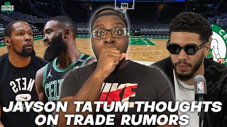 Jayson Tatum Speaks on Jaylen Brown and Kevin Durant Trade Rumors