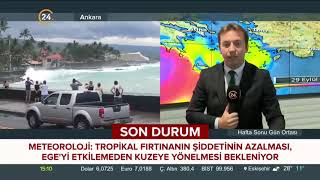 Tropikal fırtına yön değiştiriyor