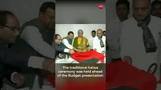 #shorts | Budget 2023: FM Nirmala Sitharaman conducts 'Halwa' ceremony