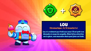 BRAWL STARS - JE DÉBLOQUE LOU DANS LE NOUVEAU BRAWL PASS + GADGET ET POUVOIR STAR !!