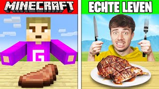 Alles Wat IK Eet In Minecraft, Eet MICK In Het ECHT!