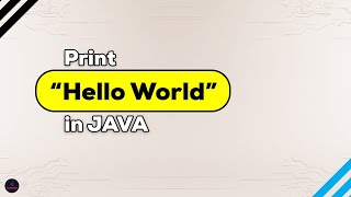 Print Hello World in Java | Basic Java Program | BlueJCode