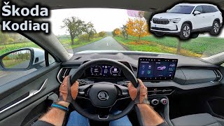 Škoda Kodiaq 2,0 TDI 142 kW 4x4 DSG | 2024 - new generation | POV driving