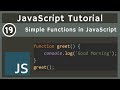 19. Simple Functions in JavaScript | javascript tutorial | UiBrains | NAVEEN SAGGAM