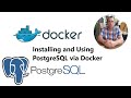 Create a Docker PostgreSQL Database with Visual Studio Code and Remote Development SSH.