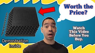 ProsourceFit Puzzle Exercise Mat Review | ½ inch EVA Interlocking Foam Tiles for Home Gym