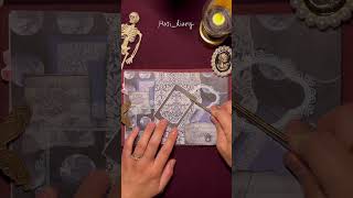 다꾸 ASMR | 뱀파이어 여왕🩸| 할로윈 다꾸 | Vampire theme #scrapbooking #asmr #journaling