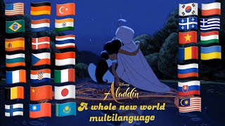 Aladdin 1992-2019 from dubbing -A whole new world multilanguage