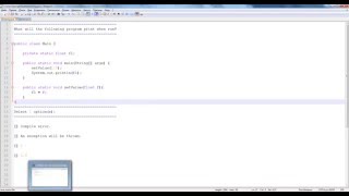 OCA Java SE 8 Programmer I. Using Operators and Decision Constructs. Training 12.