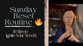 Sunday Reset: 10 Steps to Crush the Week Ahead! 🚀 | Weekly Review & Goal Setting Challenge