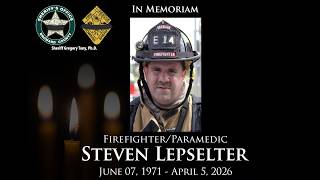 Funeral Service for Broward Sheriff's Office Firefighter Paramedic Steven S. Lepselter