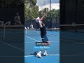 JANNIK SINNER’s Serve in Slow-Motion at the Australian Open 💥🇮🇹 #JannikSinner #AusOpen #Shorts