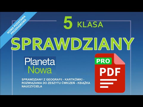 Sprawdziany Z Geografii - Klasa 5 - PDF - Nowa Era - YouTube