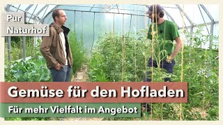 Gemüse als Ergänzung für den Hofladen | Pur Naturhof | Rundgang 5 | 2021